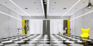 龍光世紀小木馬兒童攝影，現(xiàn)代簡約風格，極富科幻立體感